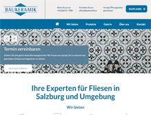 Tablet Screenshot of baukeramik.cc